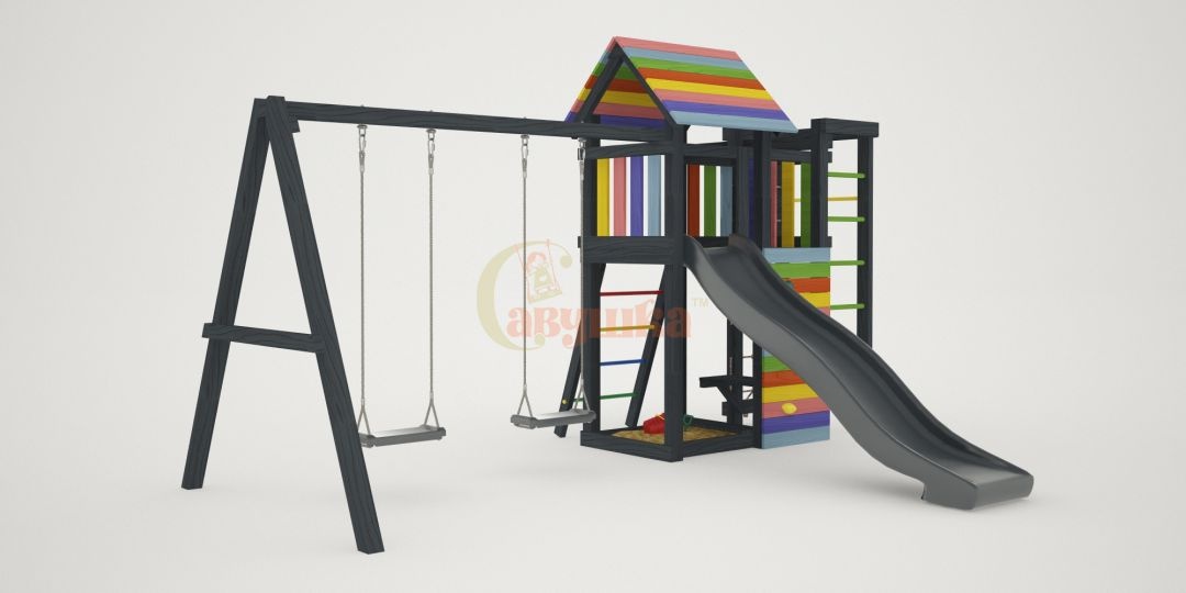 Детская площадка Савушка 6 BLACK EDITION